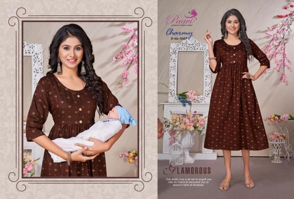 Paavi Charmy Rayon Designer Exclusive Kurti Collection